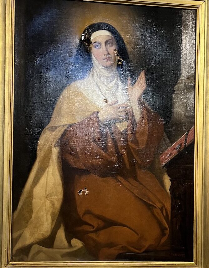 Thérèse d'Avila, peint par Henri de Caisne