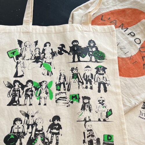 Exemple de Tote Bags sérigraphiés