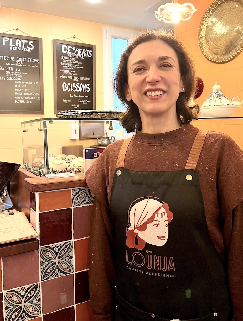 Kahina, responsable du restaurant algérien Loünja.