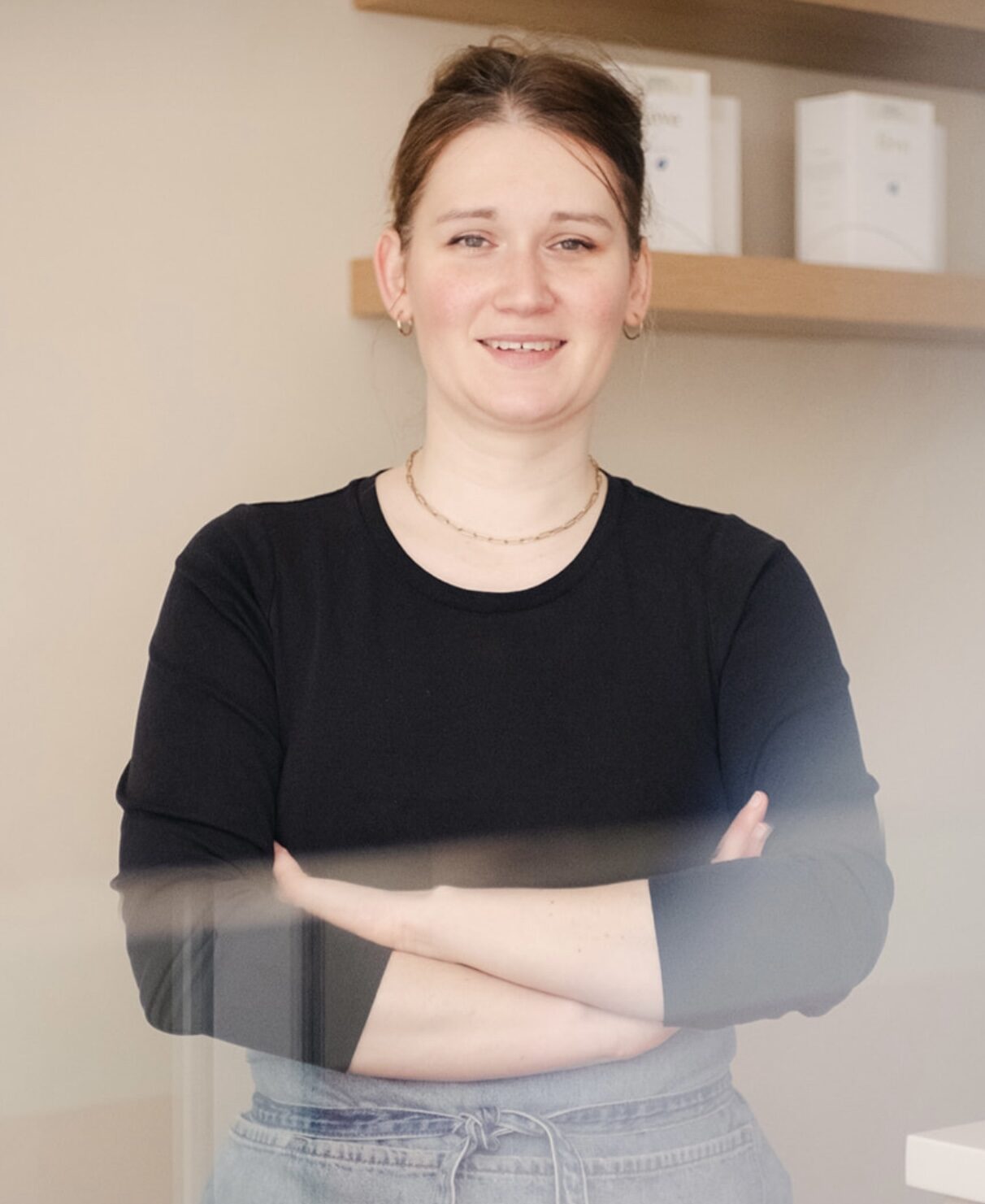 Portrait de Céline Lecoeur dans sa pâtisserie