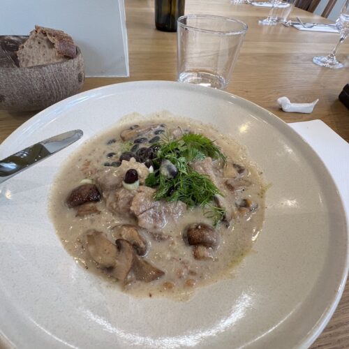 Blanquette de veau, petit épeautre, sarrasin