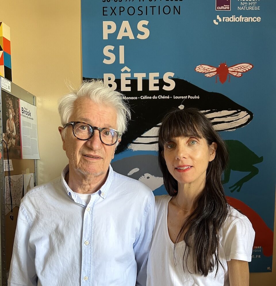 Portrait de Gérard Lo monaco et Marina Cedro dans leur atelier d'artistes