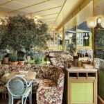 Intérieur du restaurant de l'hôtel La Fantaisie