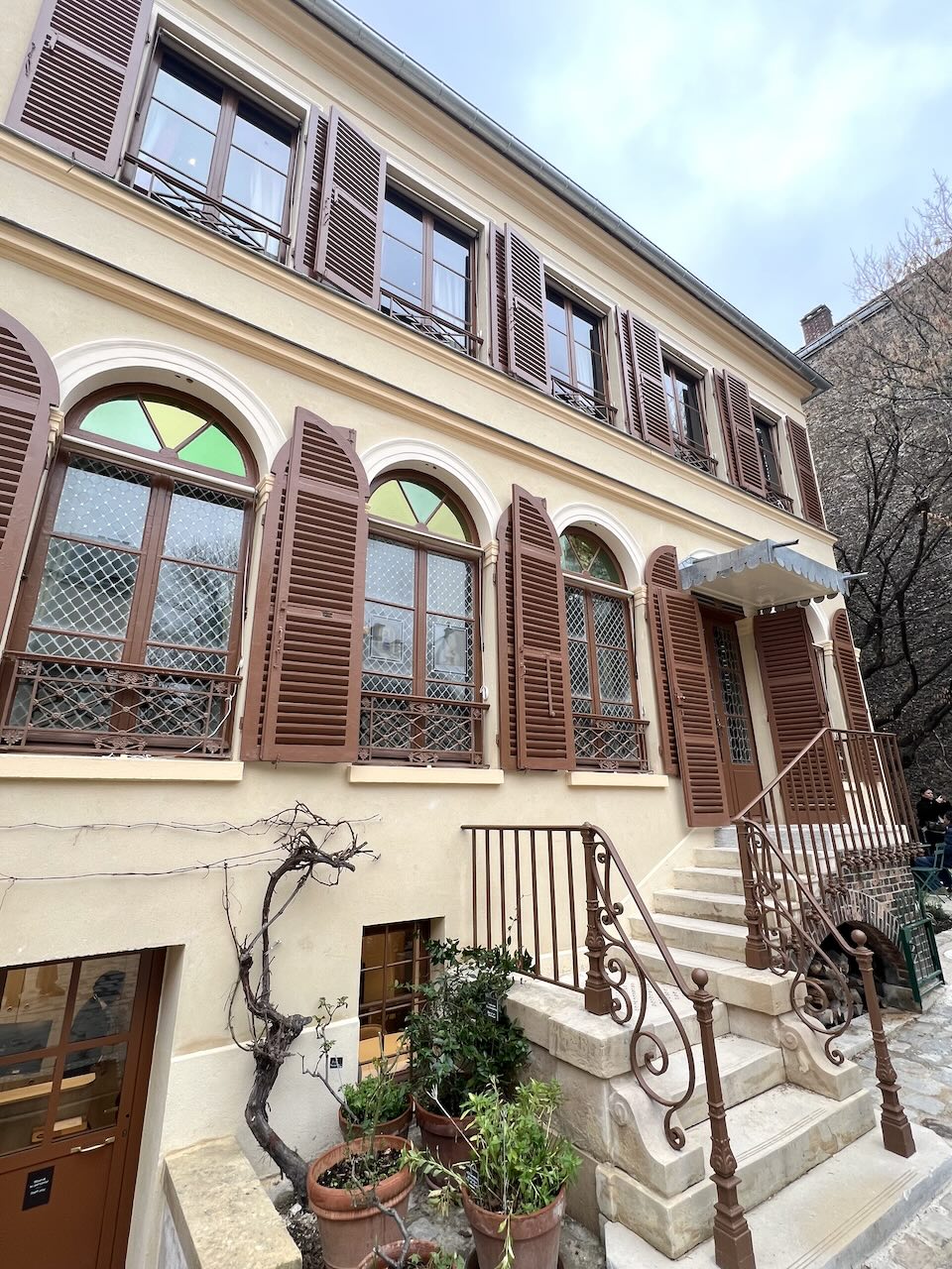 Façade du musée de la Vie romantique rénové
