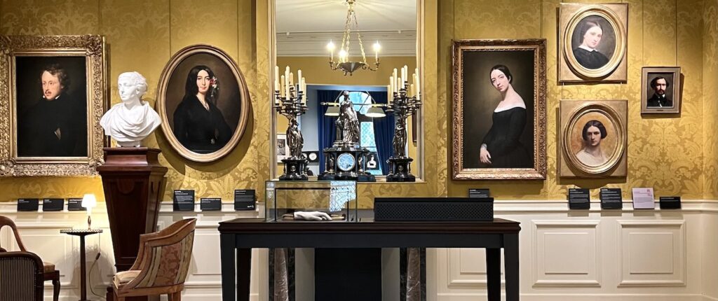 intérieur du salon Ary Scheffer au sein du Musée de la vie romantique rénové