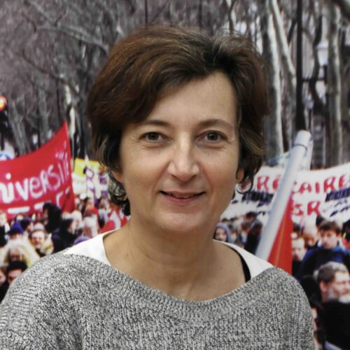 Portrait de Sophie Robin, candidate Lutte Ouvrière à la mairie du 9ème