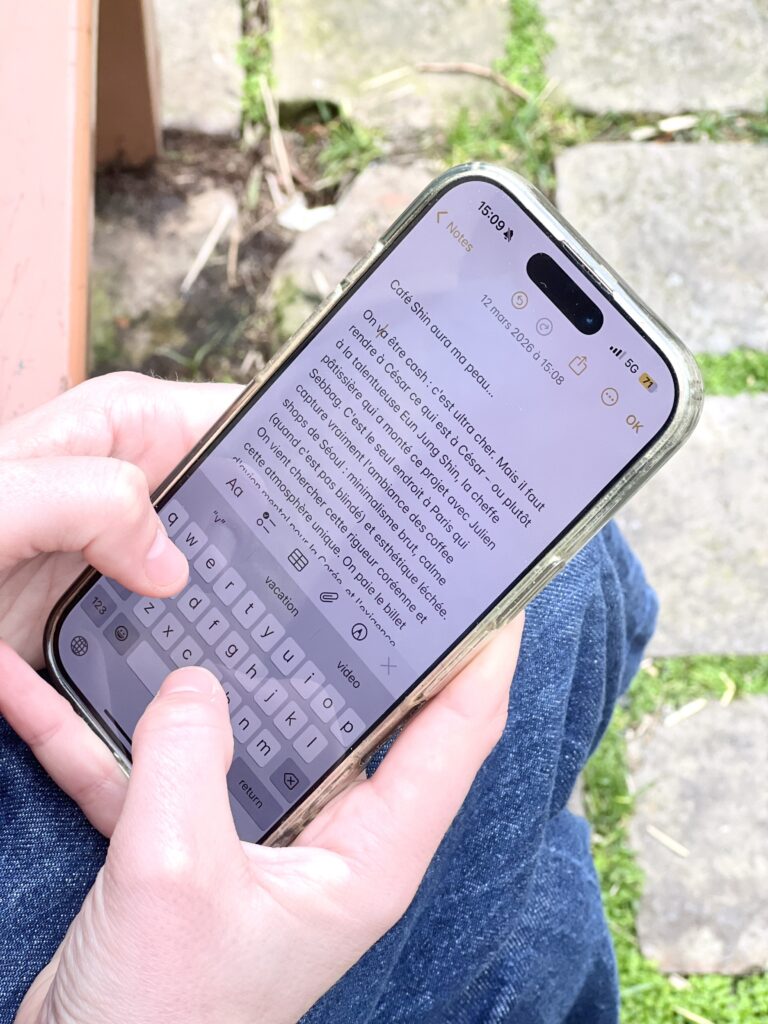 Extrait d'une critique d'un restaurant publiée par lefoodbob