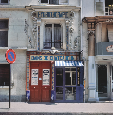 Façade des Bains de Chateaudun, 68 rue du Faubourg Montmartre
