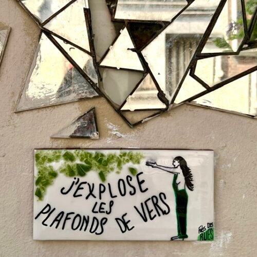 j'explose les plafonds de vers, signé Feesdesrues