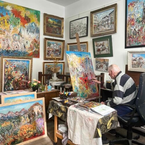 Atelier du peintre Bruno Emile Laurent